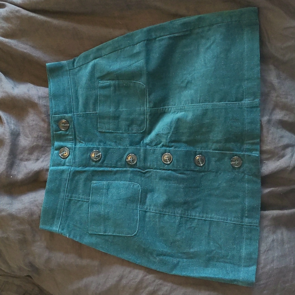 Cotton Corduroy Mini Skirt